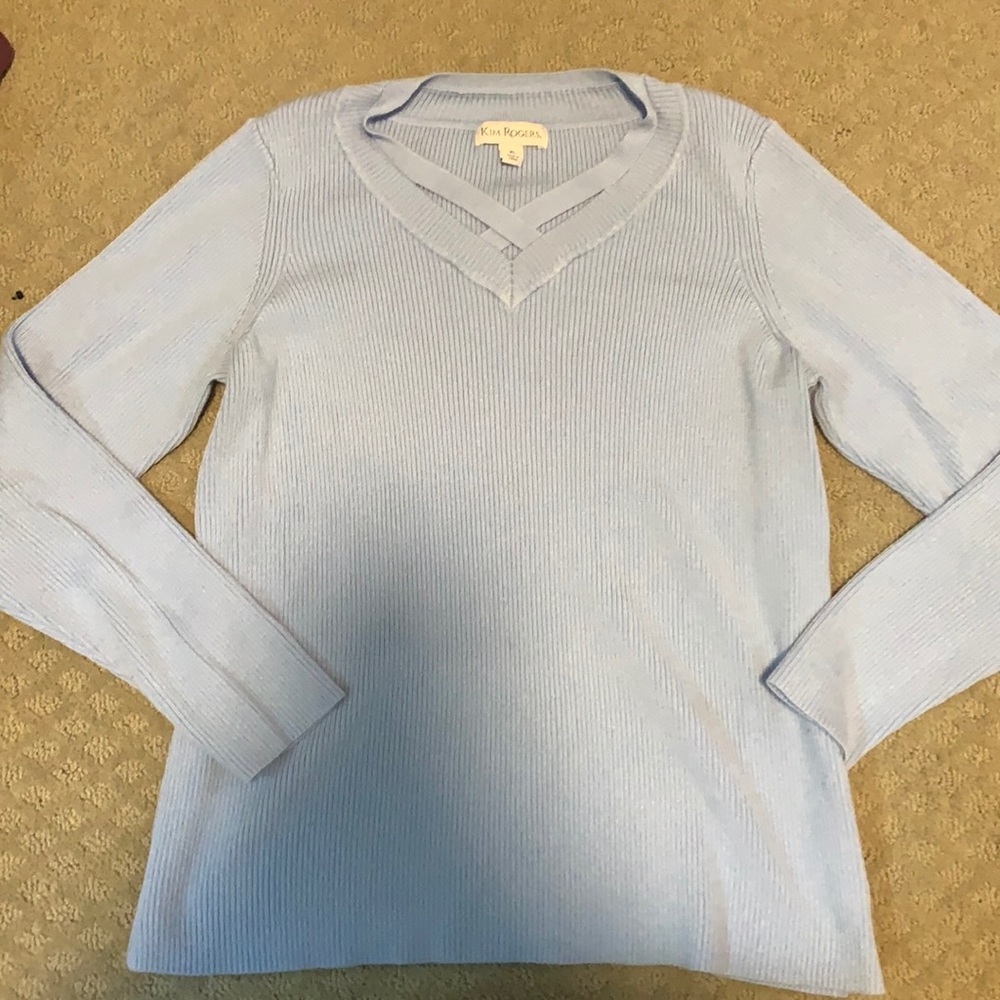 Kim Rogers Light Blue Sweater